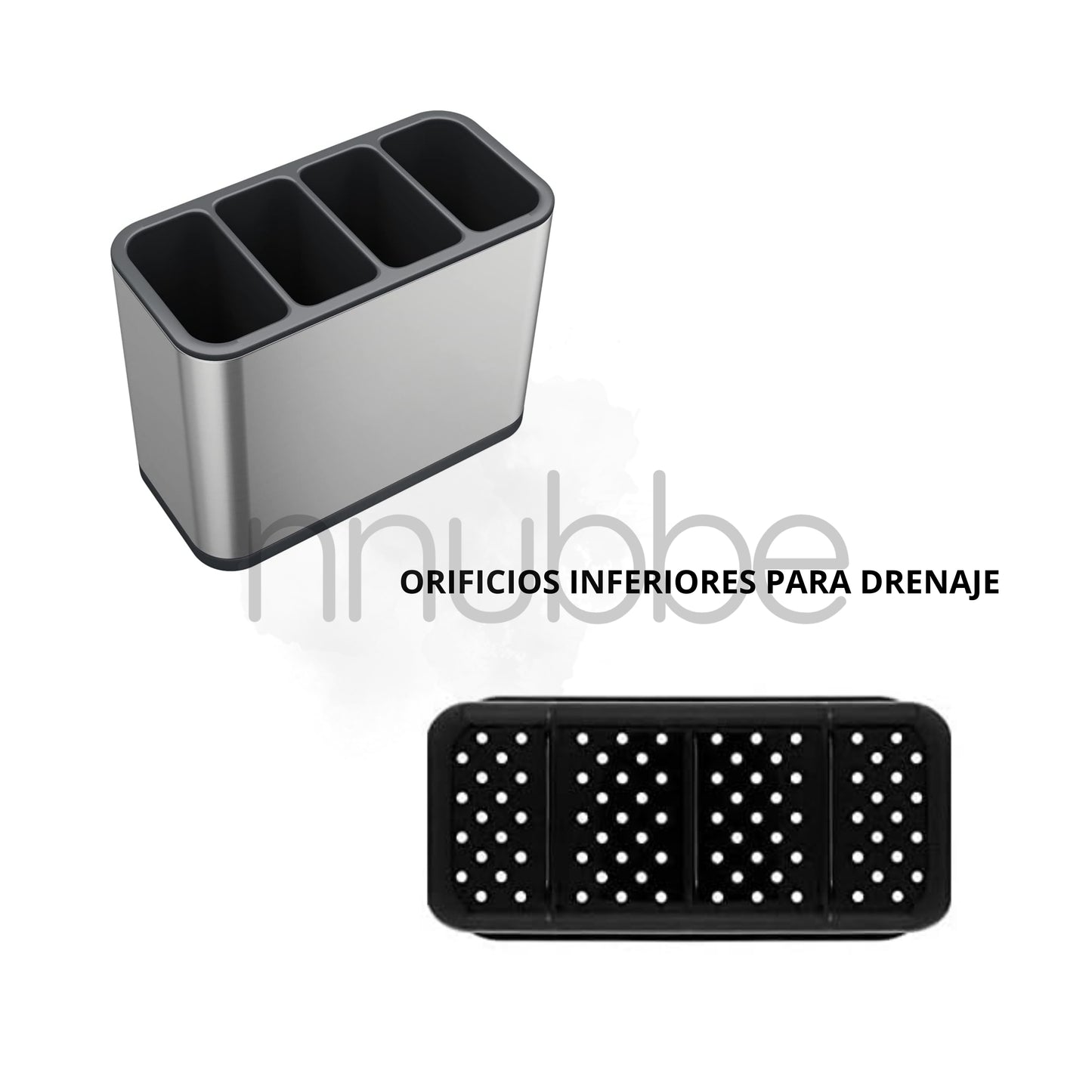 Porta Cubiertos De Acero Inox Edge™