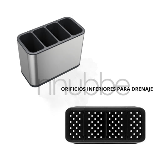 Porta Cubiertos De Acero Inox Edge™